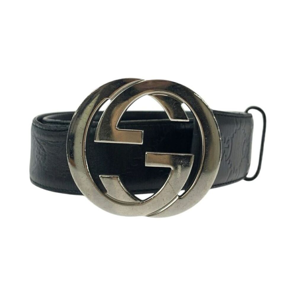 GUCCI GucciSima Interlocking Leather Belt